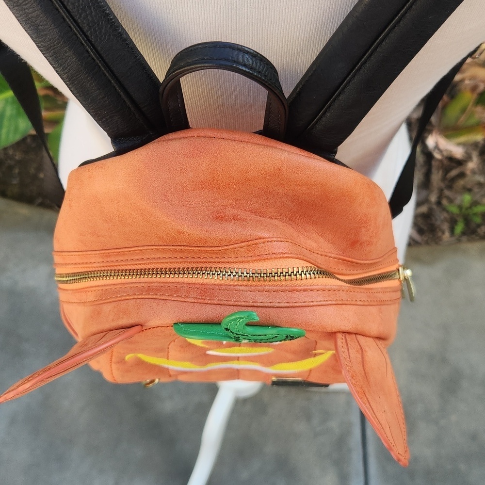 Loungefly Disney Halloween Pumpkin Mickey Backpack - Picture 4 of 12